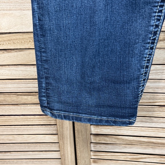Cato Jeans Dark Blue Denim Capri Plus Size 16 - Picture 2 of 11